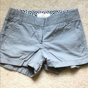 J Crew 3” Chino Short in Gray